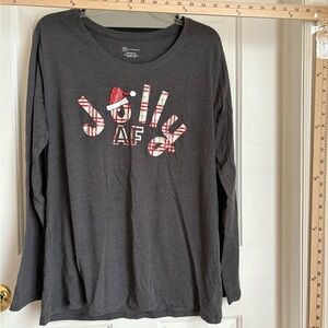 No Boundaries Dark Gray Top